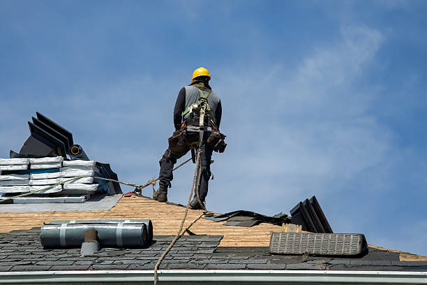 Professional Roof Installation technician working in Nappanee, IN